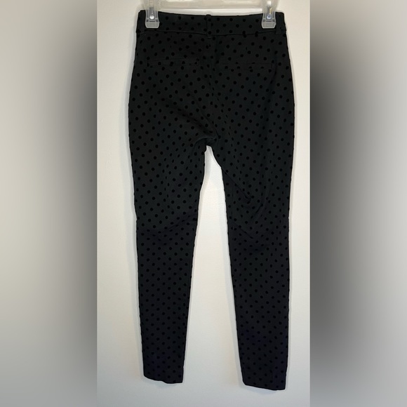 NWOT Polka Dot Skinny High Rise Pants - Picture 2 of 6